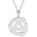 100% Nickel Free 45 Rpm Record Adapter Spindle Replica Pendant 18