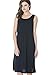 Bearsland Women's Sleeveless Maternity Dress Nursing Breastfeeding Dresses with Pockets