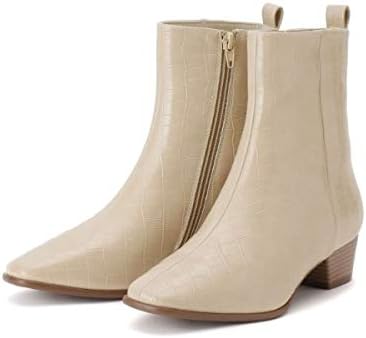 Amazon ハッシュアッシュ レディス Hushush Ladies ミドルローヒールブーツ ナチュラル 150 35 23 5cm Hushush Ladies ハッシュアッシュ レディス ファッションサンダル