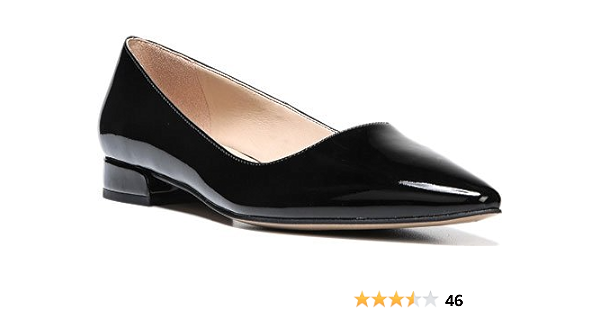 franco sarto pointy toe leather flats