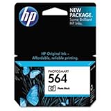 HP 564 Black Photo Original Ink Cartridge, 2 pack (CB317WN)