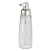 InterDesign Clarity Foaming Soap Dispenser Pump, for Kitchen or Bathroom Countertop - Clear/Satin