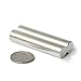 TAQTON Neodymium Cylinder Magnets, N52, ½ x 2½