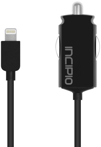 Incipio Ultra Compact Auto Charger - 1A Lightning Captive Cable (IP-692)