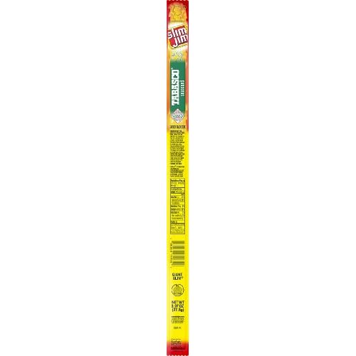 Slim Jim Giant Smoked Snacks, Tabasco, 0.97-Ounce Sticks (Pack of 24) image