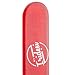 Iridesi Red Glass Fingernail Files, Emery Boards Best For Natural Nails, Small Glass Nail File & Large, Two Pack With Case and Box (Red)