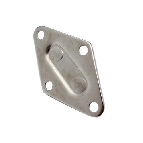 Xinlie Augplatten für Sonnensegel Runde Augenplatte Pad Edelstahl Sonnenschutz Befestigung Segel Montage Edelstahl… – Bild 4