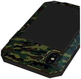 Heavy Duty Protection Doom armor Metal Aluminum phone Case for iPhone 8 Plus X Shockproof Dustproof Cover,ArmyGreen Phone Case,for iPhone 8 Plus