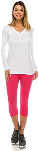 ALWAYSWomen's Super Soft Capri Leggings - High Waisted Casual Yoga Pants