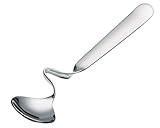 KitchenCraft Stainless Steel Curved Easy Use Non Drip Honey Spoon