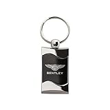 Bentley Keychain & Keyring - Black Wave