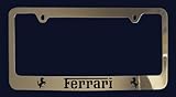 Ferrari License Plate Frame V2 (Zinc Metal)