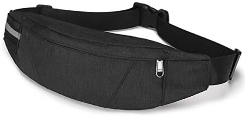 Fanny Pack for Men Women Waterproof Waist Pack Bag Adjustable Running Belt with Headphone Hole for Workout Travel Running Hiking Climbing