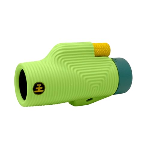 Nocs Provisions Zoom Tube 8x32 Monocular, 8X Magnification Telescope, Bak4 Prism, Wide Field of View for Bird Watching, Backpacking & Wildlife Viewing - Chartreuse Green