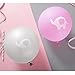 Pink Elephant Latex Balloons, 12 Inch (16pcs) Grey Girl Baby Shower or Birthday Party Decorations Supplies