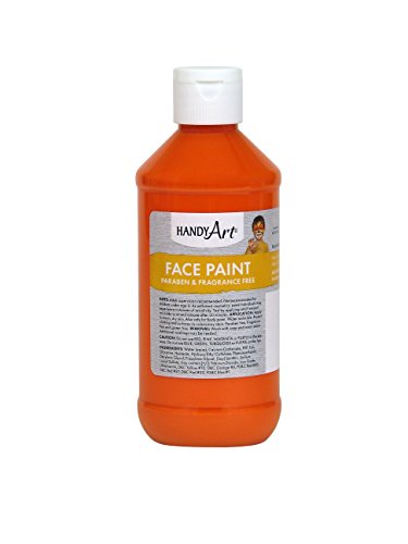 Handy ArtÂ® 556-015 Face Paint, Orange, 8-Ounce