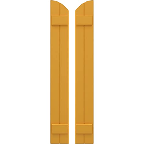 7"W x 46"H Americraft Two Board (2 Batten) Exterior Real Wood Joined Board-n-Ba…