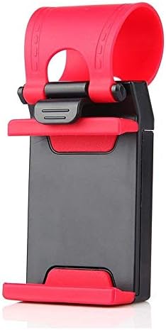 MOBIRON Heavy Duty Adjustable Car Steering Wheel Mobile Phone Holder with Anti Slip Design (Assorted Colour)