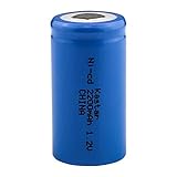 SubC Cell 1500mAh NiCd 1.2V Flat Top Rechargeable Battery