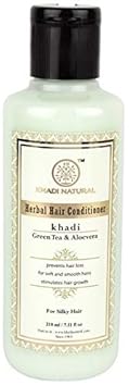 Khadi Natural Ayurvedic Greentea Aloevera Hair Conditioner, 210ml