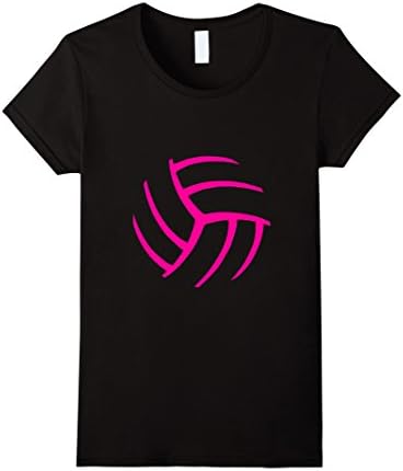 Women's Women Volleyball Apparel - Graphic design t-shirt for girls Small Black