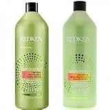 Redken Curvaceous Cream Shampoo and Conditioner Liter Set