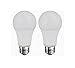 TCP 60W Equivalent LED A19 Light Bulb, Dimmable, Daylight (2 Pack)