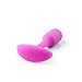 b-Vibe Snug Plug 1, Weighted Silicone Butt Plug, Beginner Anal Plugs - Sex Toys for Adults, 55g (Fuchsia)