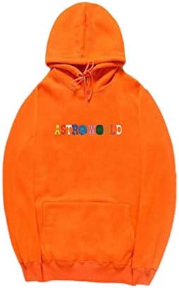YuanDian Mens Womens Astroworld Wish You were Here Hoodies Autumn Winter Sports Casual Long Sleeve Pullover Top Warm Plus Velvet Lining Hooded Sweatshirts Sweater Jumper
