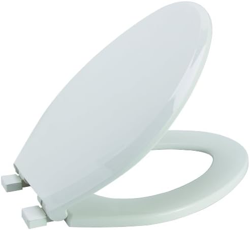 Premier Faucet 283032 Slow-Close, Elongated Plastic Toilet Seat, White