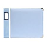We R Memory Keepers Classic Leather 3-Ring Album, 12 by 12-Inch, Baby Blue