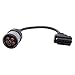 Dolity 6 Pin J1708 to 16 Pin OBD2 OBDII Connector Adapter Diagnostic Accessories