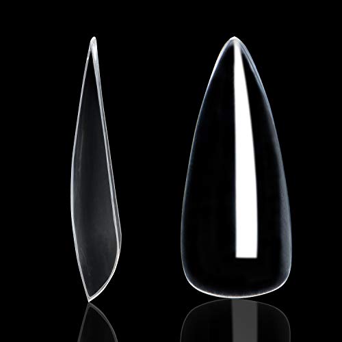 Stiletto Nails Clear Long Sharp Fake Nails INFELING Full Cover False Acrylic Nails 500pcs with Case for Nail Salons,10 Sizes - Thumbnail 3