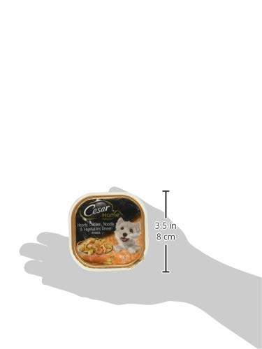 CESAR HOME DELIGHTS CANINE CUISINE HEARTY CHICKEN, NOODLE & VEGETABLE DINNER IN SAUCE