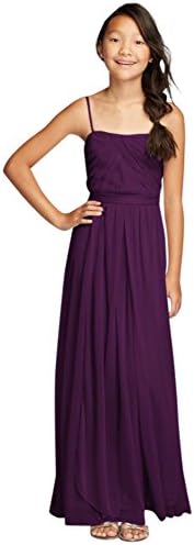 Versa Convertible Long Mesh Dress Style JB9015, Plum, 10