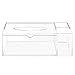 MyGift Deluxe Clear Acrylic Counter Top Multi Compartment Storage Organizer Box Tray w/Tissue Dispenser Box