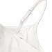 HBY Womens Camisole Built In Shelf Padded Bra Cami Bra Adjustable Straps Tank Top Solid Color White Medium