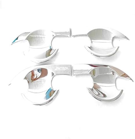 New Car Styling For Nissan Patrol Y62 2016 2017 2018 Abs Chrome Auto Door Handle Bowl Cover Trim Protector Frame 4Pcs/Set