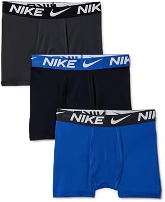 Nike Men`s Essential Micro Boxer Briefs 3 Pack - Glacier Blue
