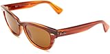 Ray-Ban LARAMIE - STRIPED HAVANA Frame CRYSTAL BROWN Lenses 53mm Non-Polarized
