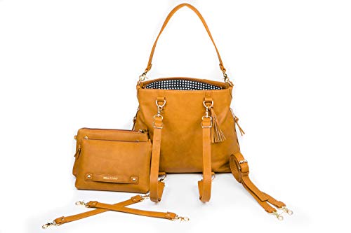 Bella Tunno Boss Bag Back Pack, Cognac