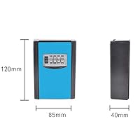 AOLIr Key Lock Box Outdoor Wallmounted Storage Box Furniture Zinc Alloy Password Box for House and Spare Key Steel