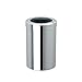 Gatco Modern Round Wastebasket, Chrome - Stainless Steel Trash Can with Removable Lid, Leakproof, 3 Gallon Capacity for Bathroom, Bedroom, Kitchen, or Office