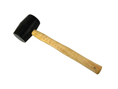 13-1/2" Rubber Head Mallet w/ Wooden Mallet 16 oz Jewelry Stamping Metal Forming Tool