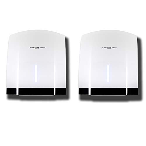 interhasa! Premium Quality High Speed 1800W Automatic Electric Commercial Hand Dryer (2 pack-110V) Color:White