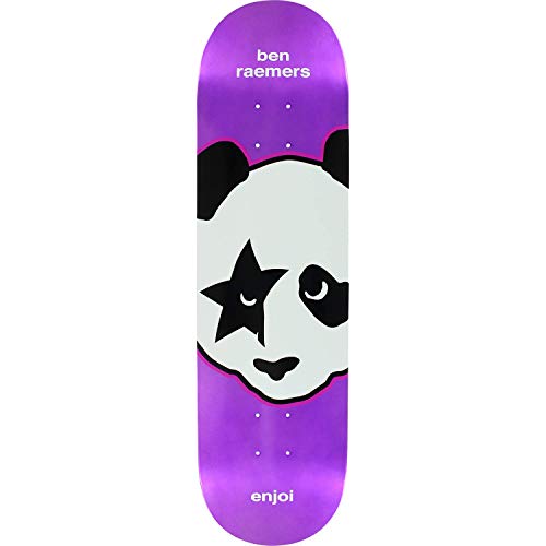 Enjoi Raemers Kiss Metallic Skateboard Deck - 8.25 R7 Purple