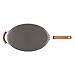 Rachael Ray Hard Anodized Nonstick 5-Quart Oval Saute Pan with Glass Lid, Orange