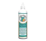 Pups and Pounce Natural Dog Ear Cleaner for Dogs & Cats Gentle Cleansing Solution Dog Ear Wash 8 oz. | Infection Treatment Prevents Itching | Removes Odors, Ear Wax, Dirt | Made in the USA