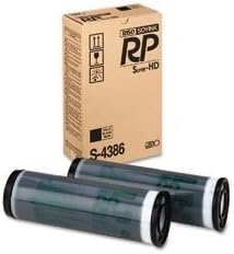 RISOGRAPH OEM DUPLICATOR INK FOR RP3700 - 2 HIGH DENSITY BLACK INK (S4386) -