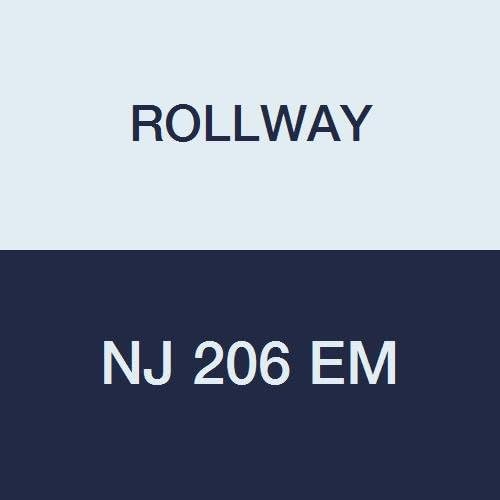 Rollway NJ 206 EM Cylindrical Radial Roller Bearing, 1.18" Inside Diameter, 0.63" Item Width
